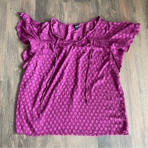 Torrid size 2 semi sheer/sheer top